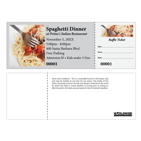 Spaghetti Raffle Tickets