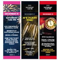 Design It Yourself New Year's Eve Tickets
