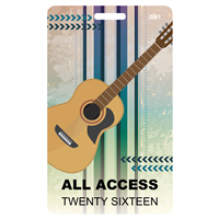 Acoustic Plastic Badge