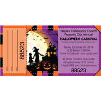 Halloween Raffle Tickets