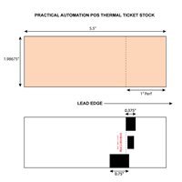 Practical Automation POS Thermal Ticket Stock
