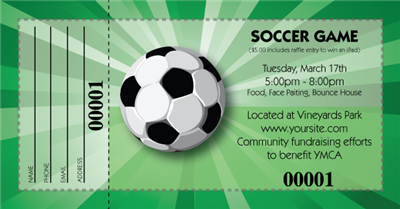 Soccer Raffle Tickets